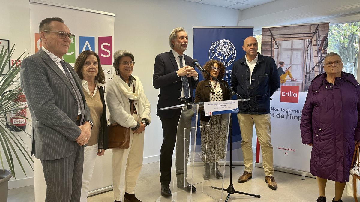 Inauguration de l'espace intergénérationnel Les Alpilles Arles