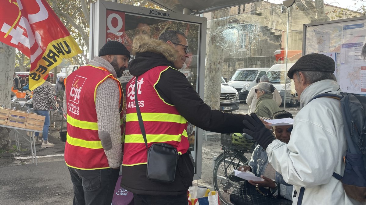 Grève salariés Transdev Arles