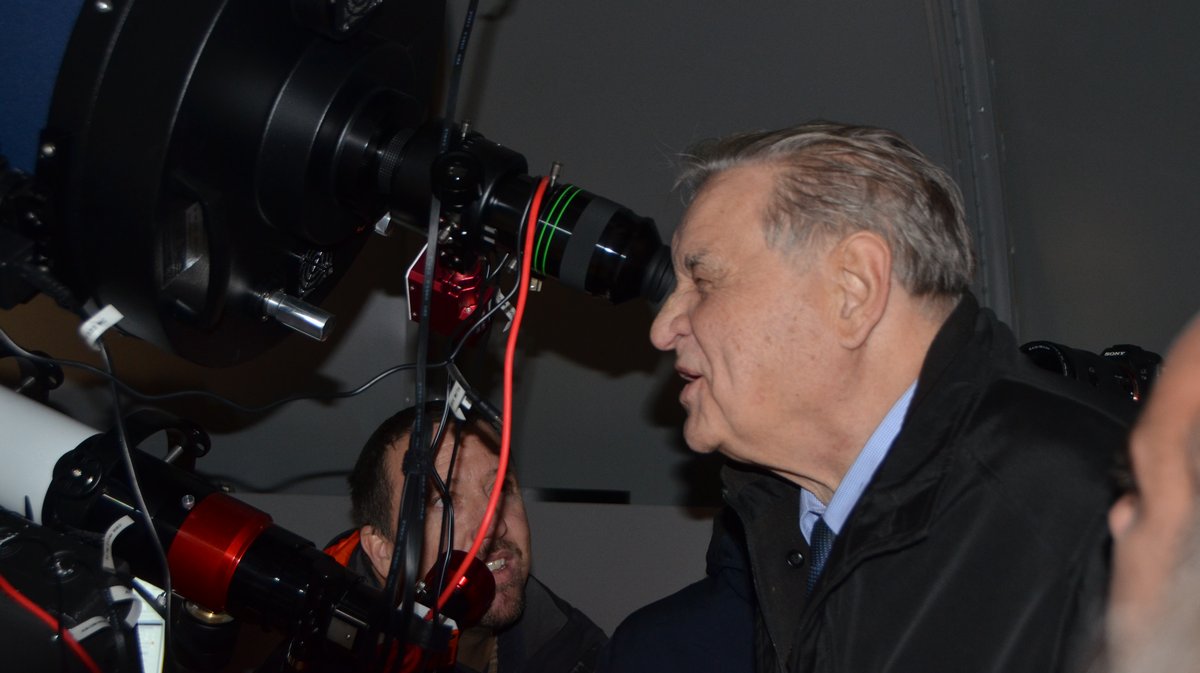 Inauguration planétarium observatoire astronomique Pôle Culturel et Scientifique de Rochebelle