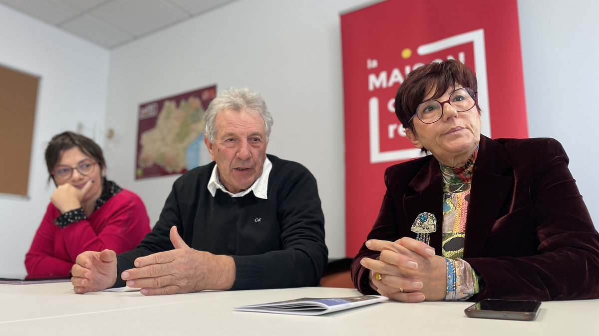 Agriculture Occitanie Jean-Louis Cazaubon, Aurélie Genolher, Katy Guyot (Photo Anthony Maurin)