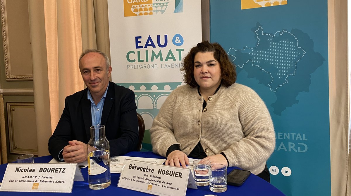 Présentation des prochaines démarches "Eau et climat", par le Conseil départemental du Gard.