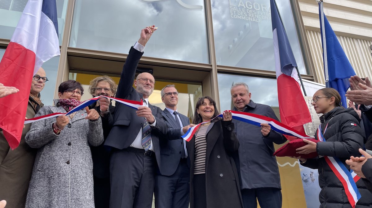 Inauguration médiathèque du grau du roi et salle des fêtes et des rencontres l'Agora