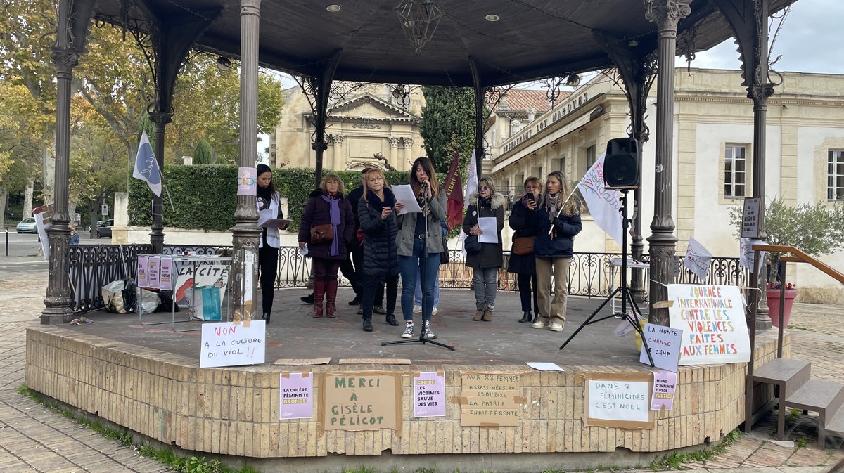 Manifestation contre les violences faites aux femmes Arles