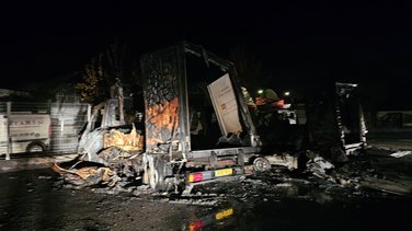 Incendie à la Banque alimentaire Gard (Photo BA30)