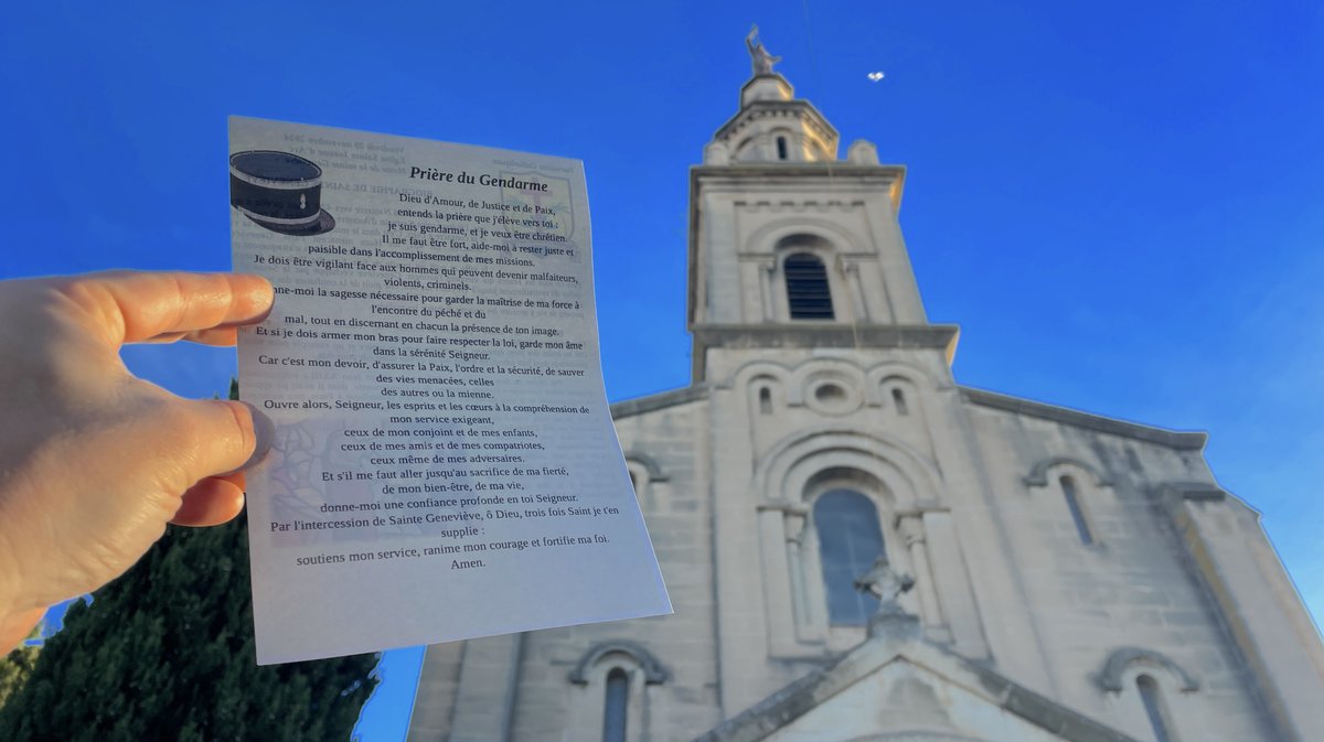 Sainte Geneviève gendarmes Nîmes 2024 (Photo Anthony Maurin)