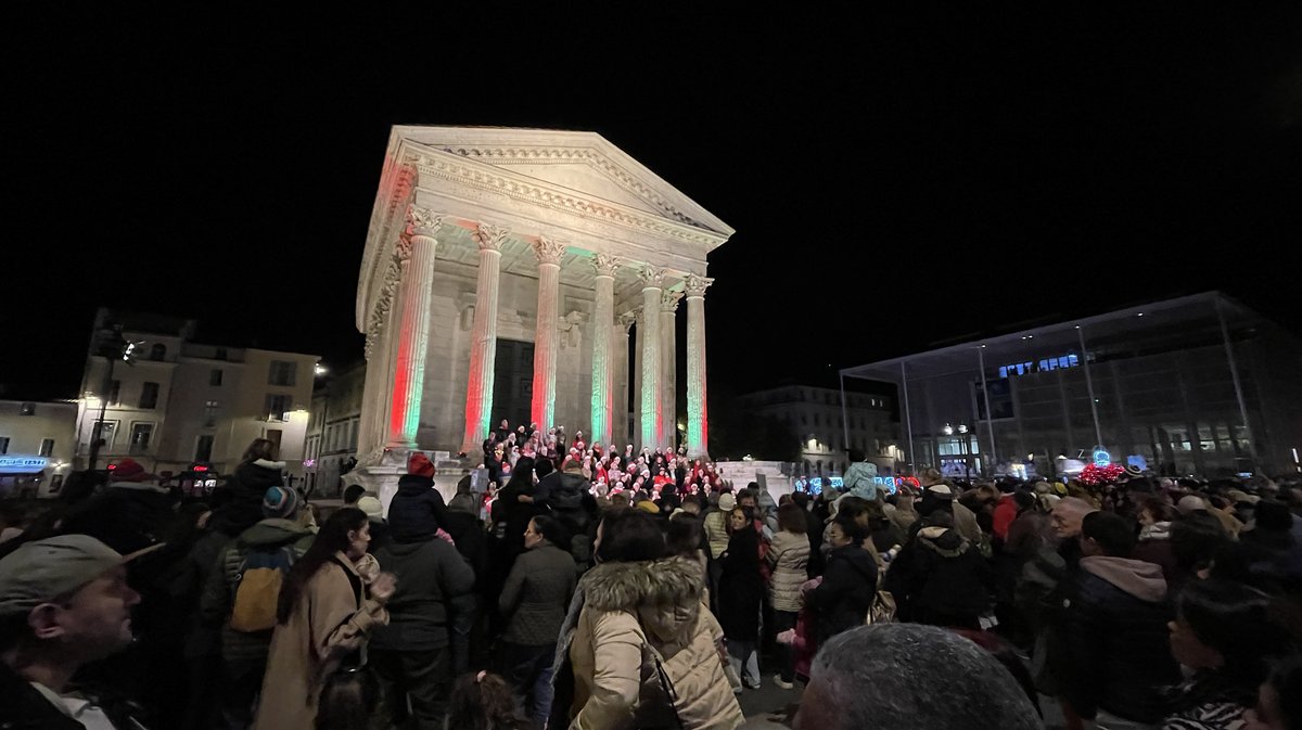 Illuminations Noël Nîmes 2024 (Photo Anthony Maurin)