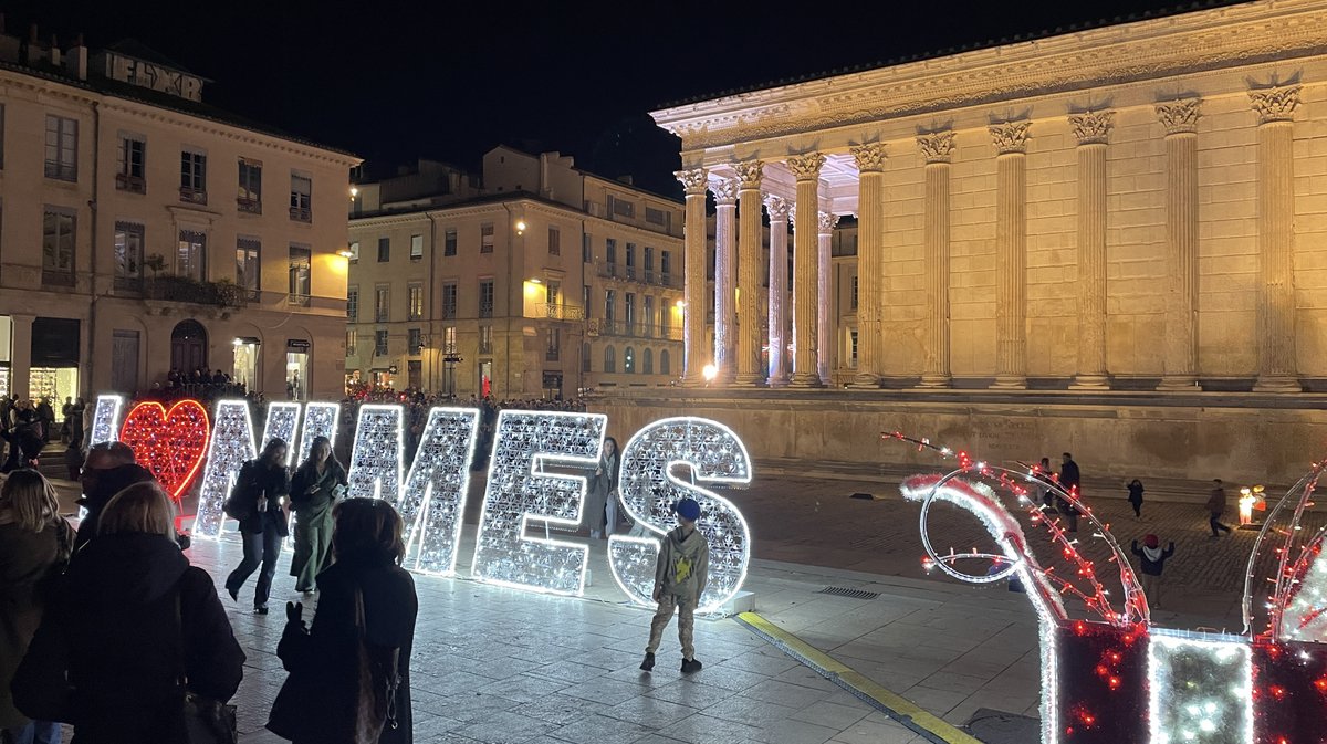 Illuminations Noël Nîmes 2024 (Photo Anthony Maurin)