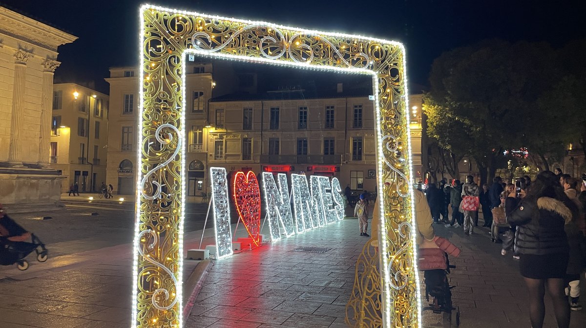 Illuminations Noël Nîmes 2024 (Photo Anthony Maurin)