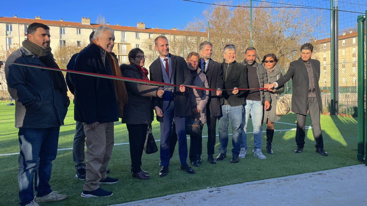 Inauguration complexe plateau sportif Pelatan Chemin Bas d'Avignon (Photo Anthony Maurin)