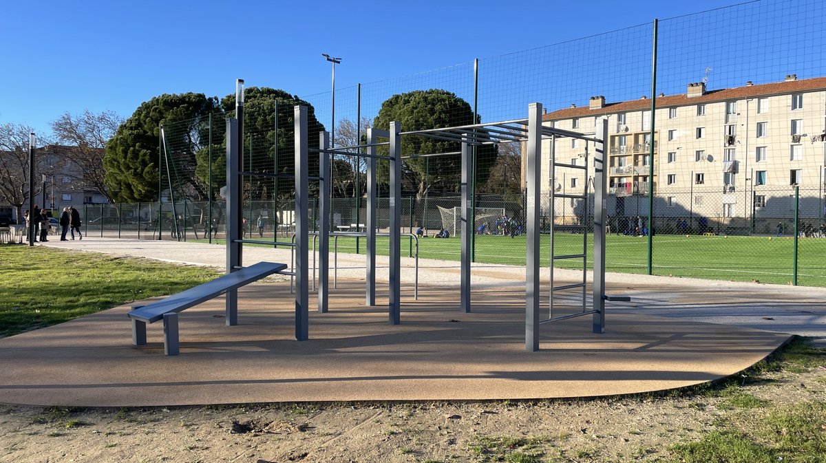 Inauguration complexe plateau sportif Pelatan Chemin Bas d'Avignon (Photo Anthony Maurin)