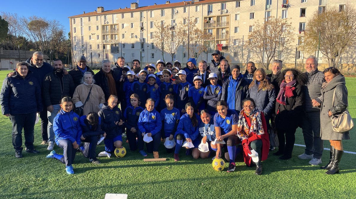 Inauguration complexe plateau sportif Pelatan Chemin Bas d'Avignon (Photo Anthony Maurin)