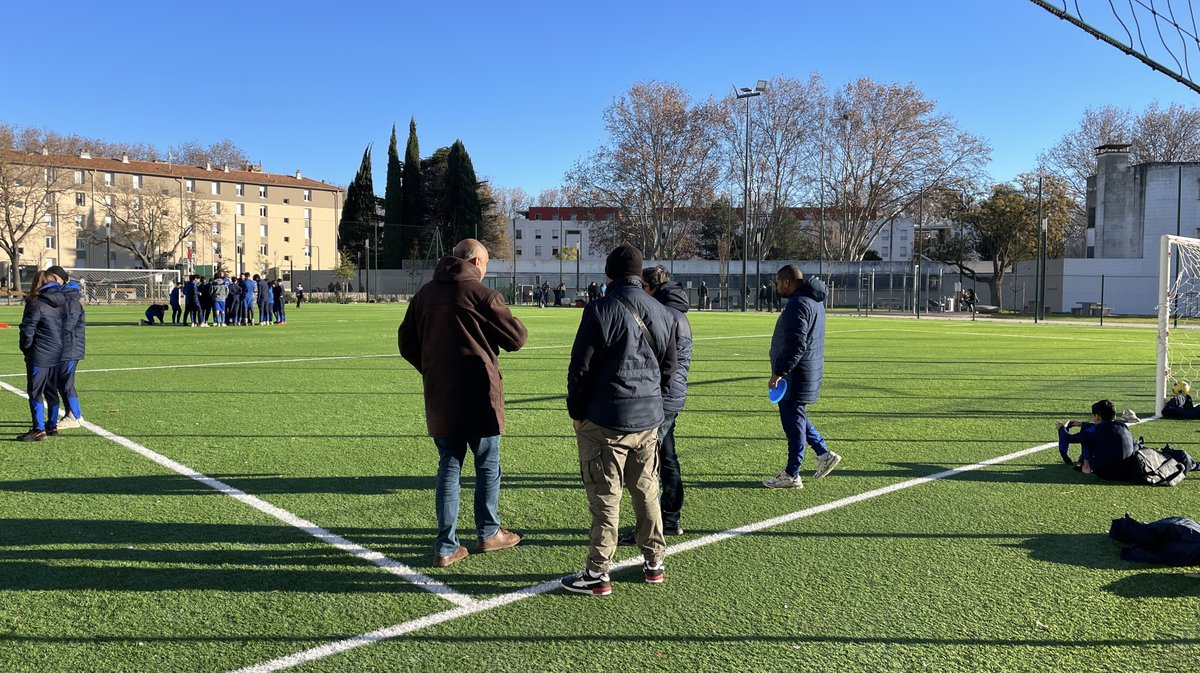 Inauguration complexe plateau sportif Pelatan Chemin Bas d'Avignon (Photo Anthony Maurin)