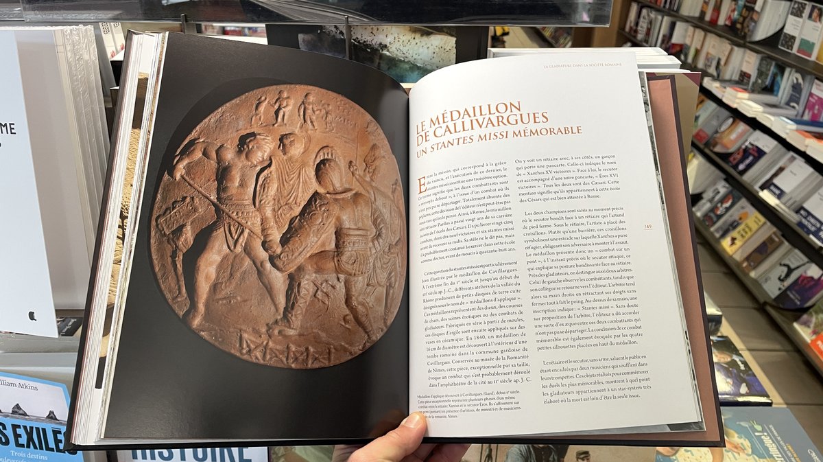 Éric Teyssier sort Gladiateurs aux éditions Glénat (Photo Anthony Maurin)