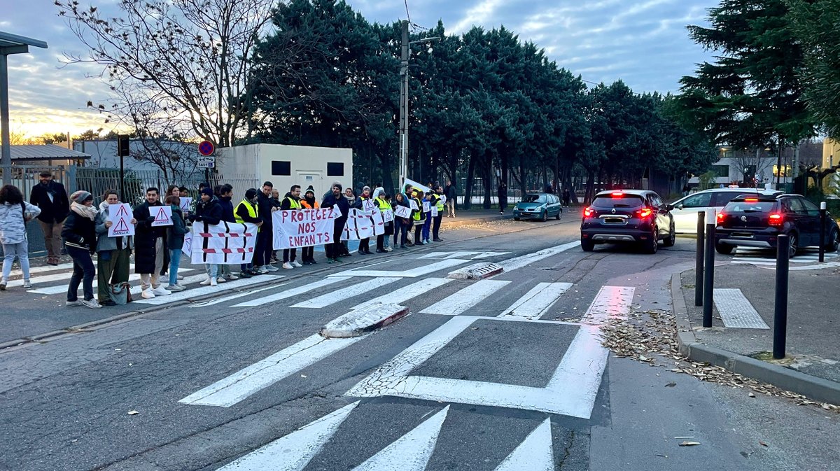 La sécurisation du collège Les Oliviers pour les élèves piétons pose un problème (Photo Anthony Maurin)