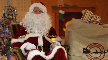 Le Père Noël était aussi présent l'année dernière.