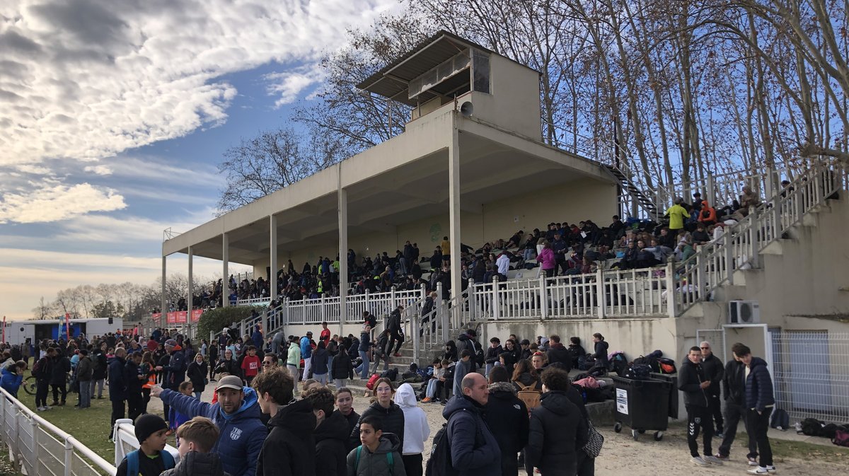 Le cross de l'académie de Montpellier à l'Hippodrome des Coubriers de Nîmes (Photo Anthony Maurin)