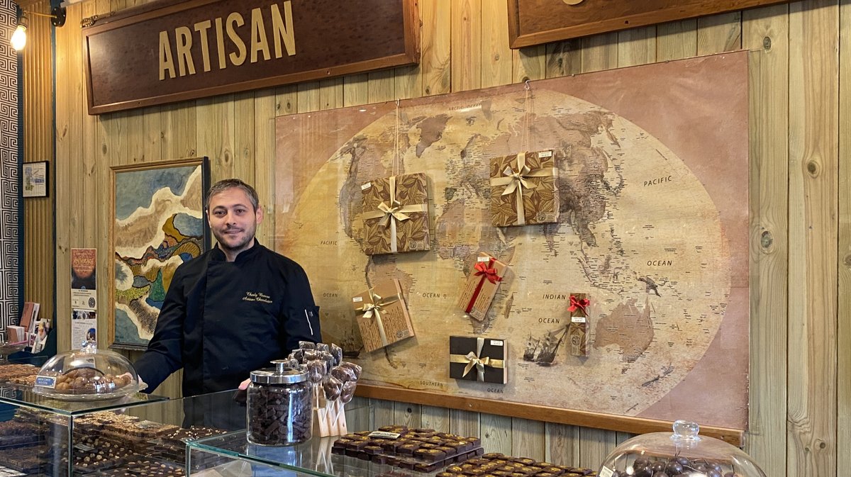 Charly Bascou, le chocolatier.