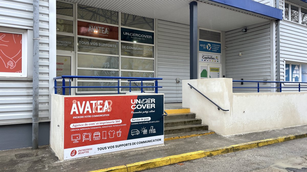 Le pôle de l'économie sociale et solidaire est au 866 avenue maréchal Juin et accueille Avatea, l'APSH 30 et Inclusive services (Photo Anthony Maurin)