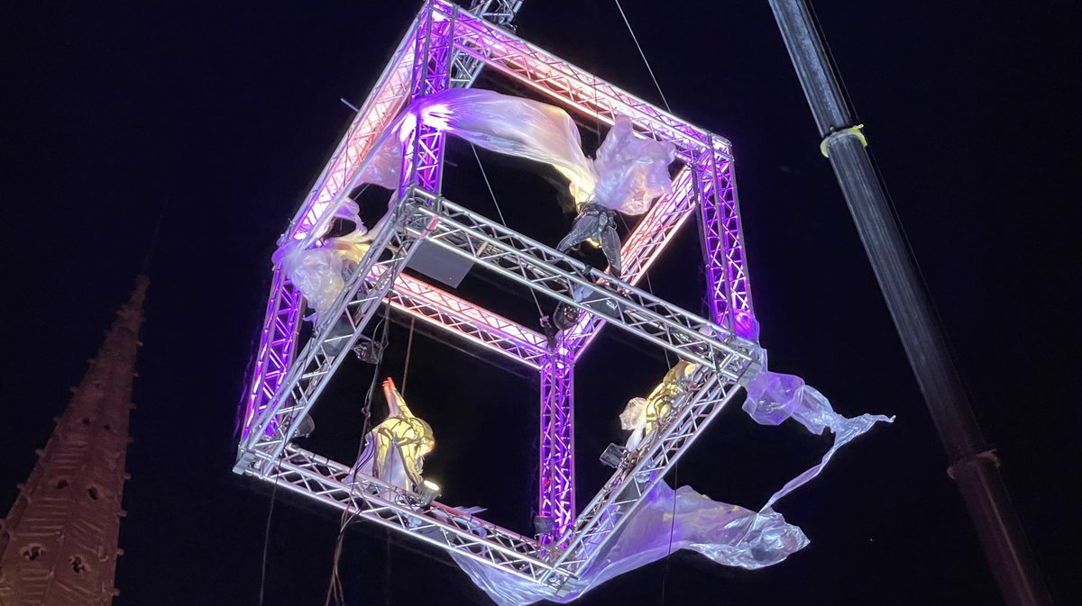 « CUbo, l’appel du large » par Eventi Verticali et Aérosculpture 2024 (Photo Anthony Maurin)