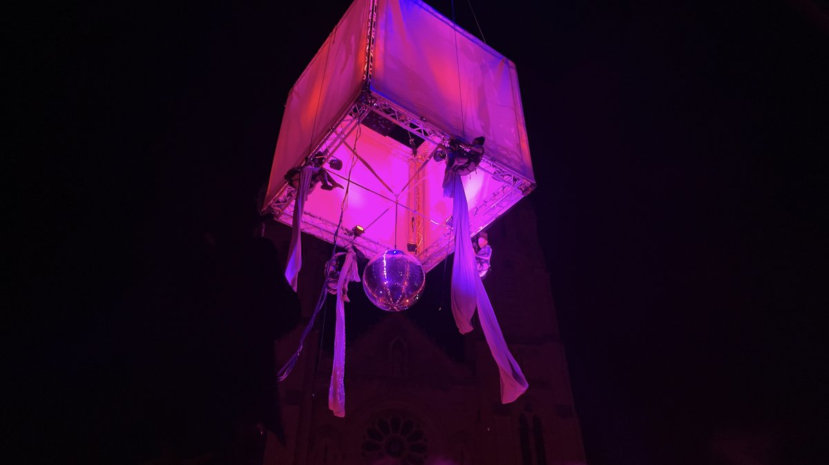 « CUbo, l’appel du large » par Eventi Verticali et Aérosculpture 2024 (Photo Anthony Maurin)