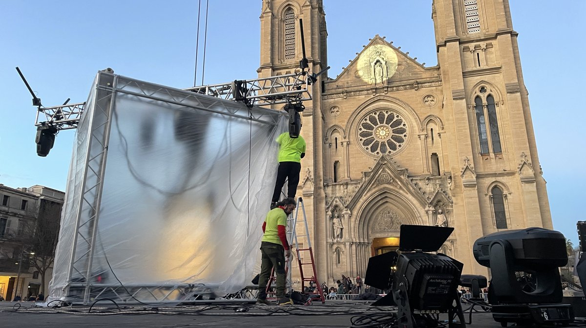 « CUbo, l’appel du large » par Eventi Verticali et Aérosculpture 2024 (Photo Anthony Maurin)