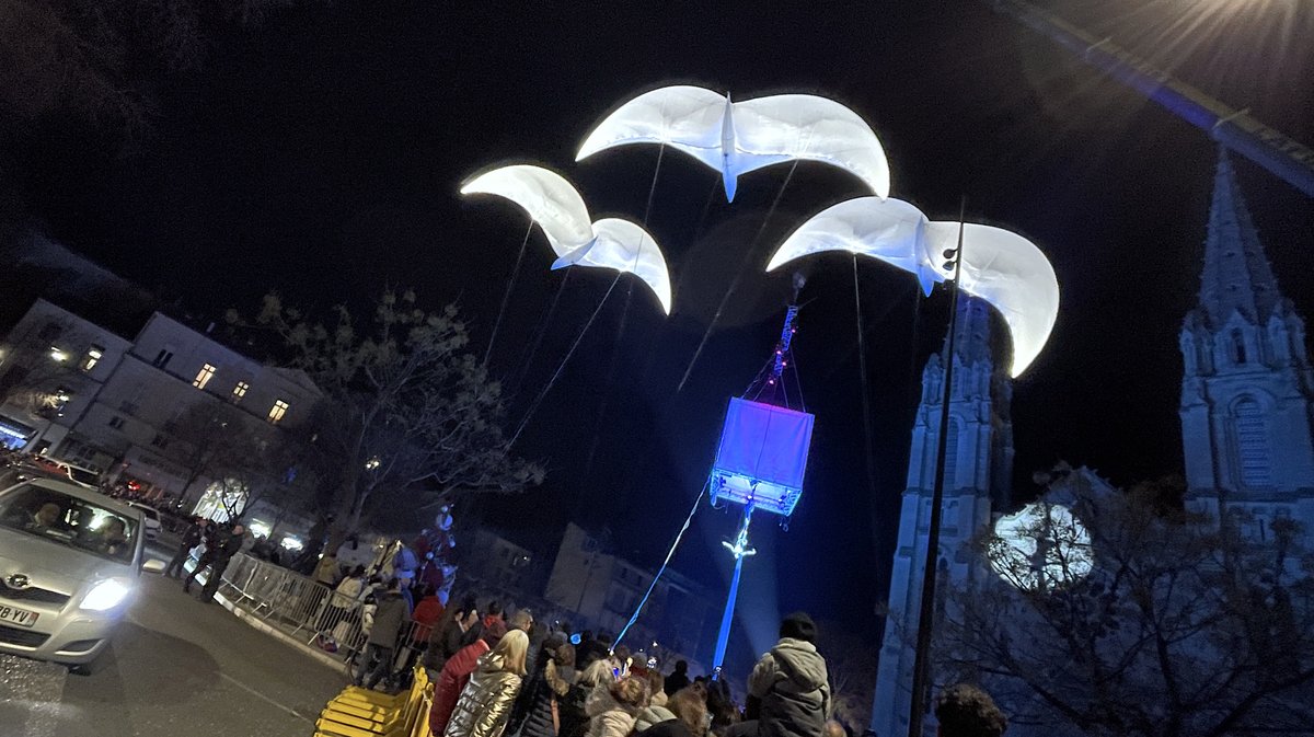 « CUbo, l’appel du large » par Eventi Verticali et Aérosculpture 2024 (Photo Anthony Maurin)