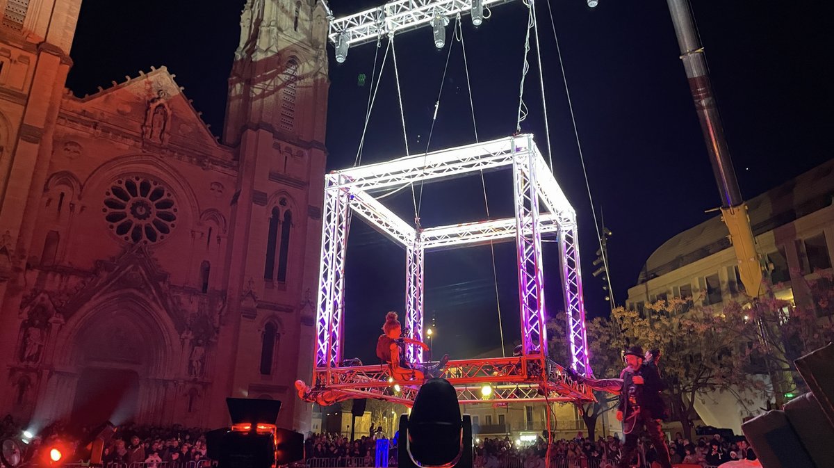 « CUbo, l’appel du large » par Eventi Verticali et Aérosculpture 2024 (Photo Anthony Maurin)