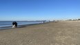 Plage du Grau-du-Roi le 26 décembre.