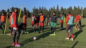 Le Nîmes Olympique de retour à l'entraînement.