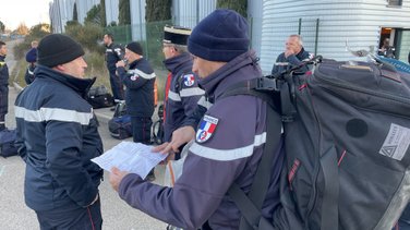 Les pompiers du Gard de retour de Mayotte (Photo Anthony Maurin)