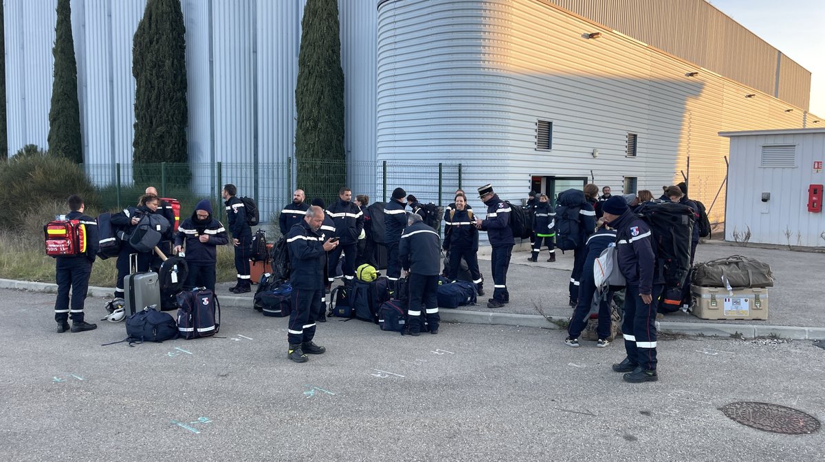 Les pompiers du Gard de retour de Mayotte (Photo Anthony Maurin)