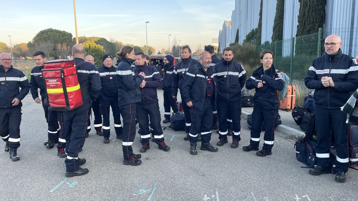 Les pompiers du Gard de retour de Mayotte (Photo Anthony Maurin)