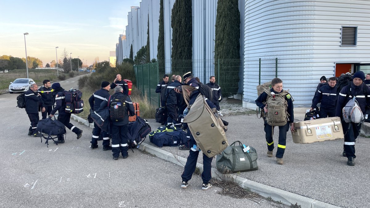 Les pompiers du Gard de retour de Mayotte (Photo Anthony Maurin)