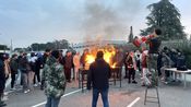 Blocus élèves vigne vin lycée agricole Rodilhan (Photo Anthony Maurin)