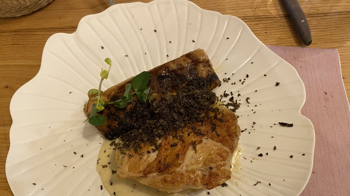 Cévennes en ses veines menu truffe