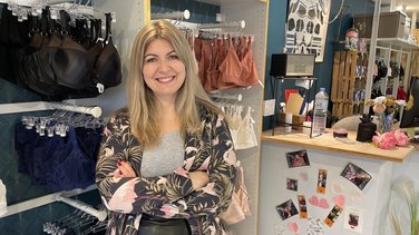 Aurélie Vidal Markocki, la propriétaire de Pomponette Lingerie à Caveirac