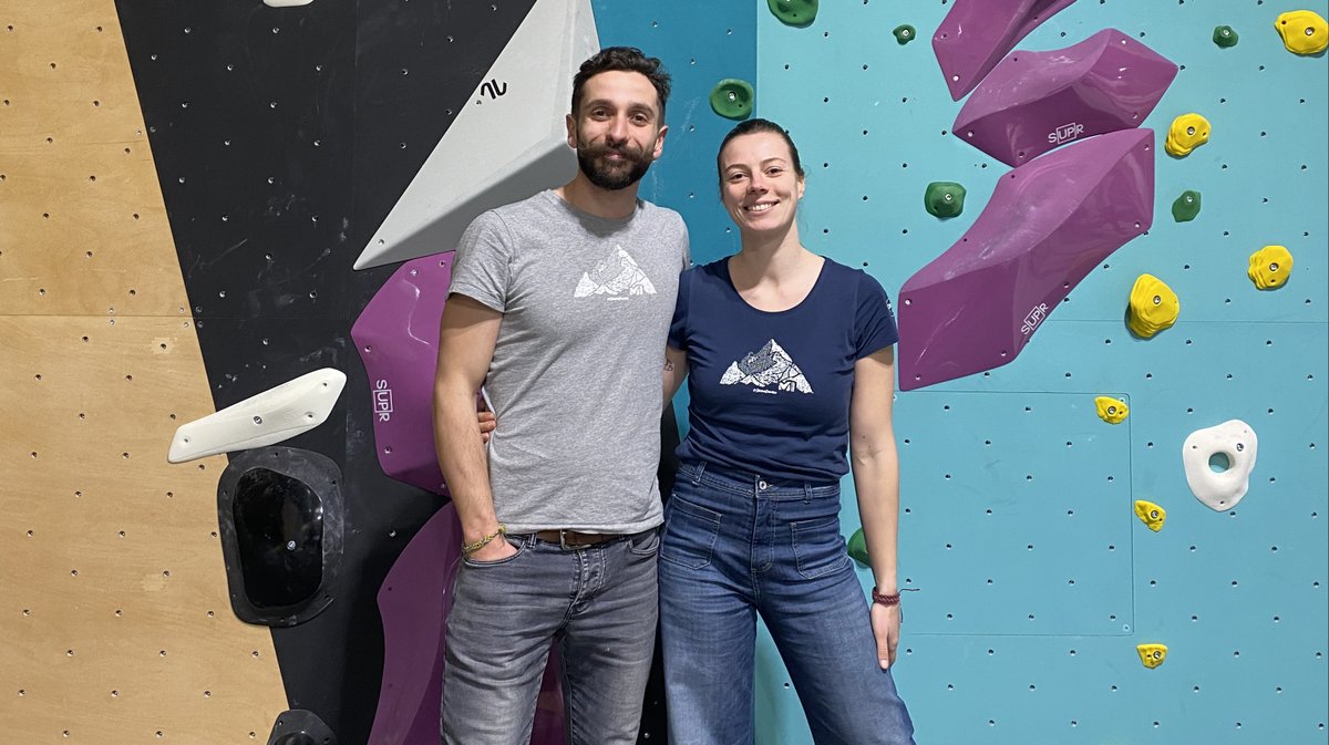 Roxane et Sylvain, les dirigeants de Climb Up Nîmes.