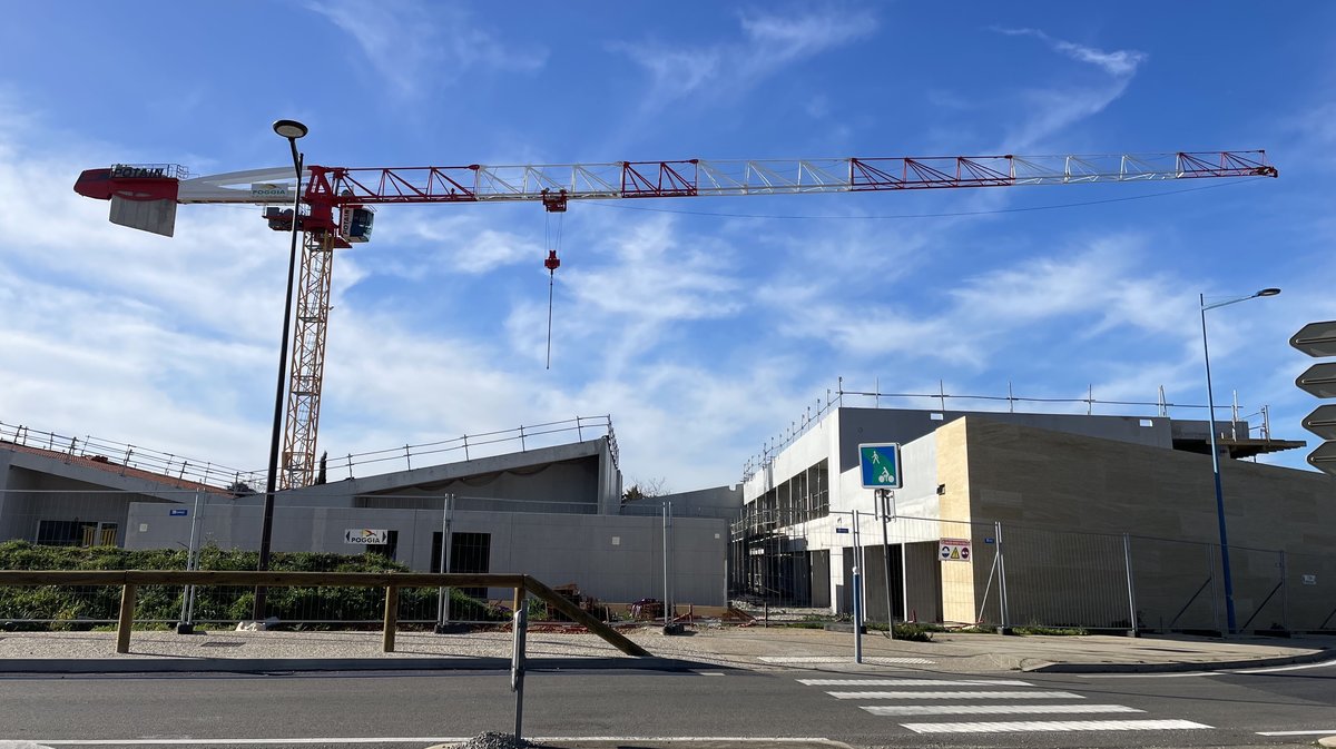 L'avancement du chantier fin janvier