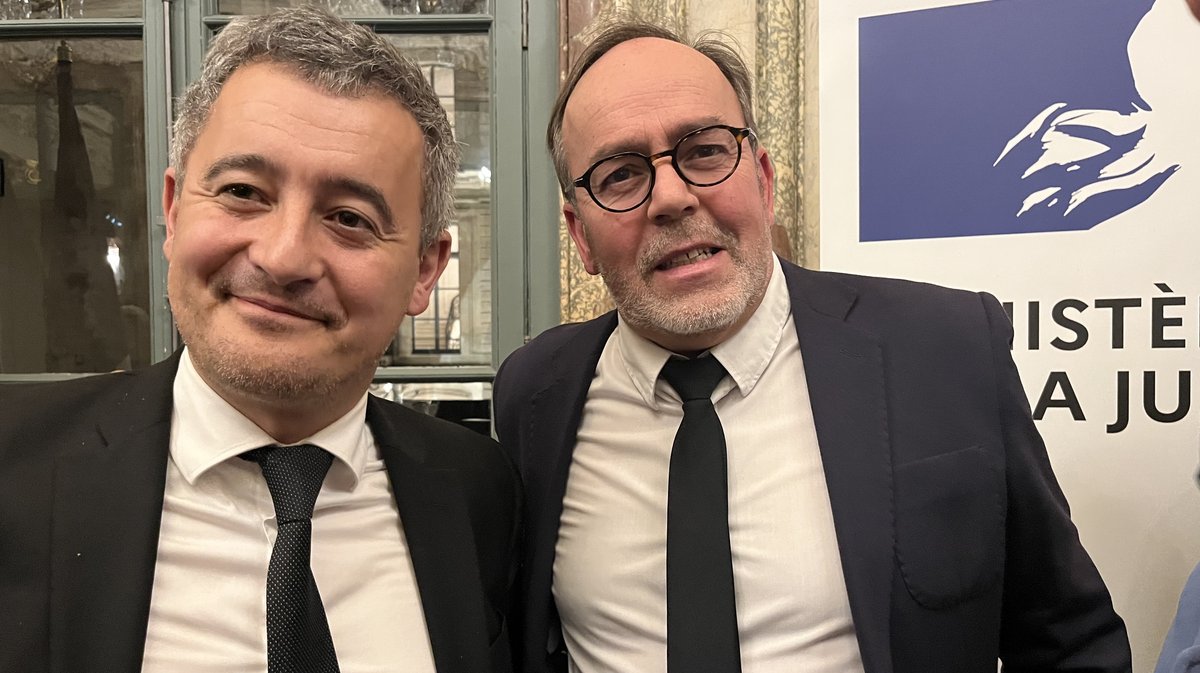 Gérald Darmanin et Richard Schieven