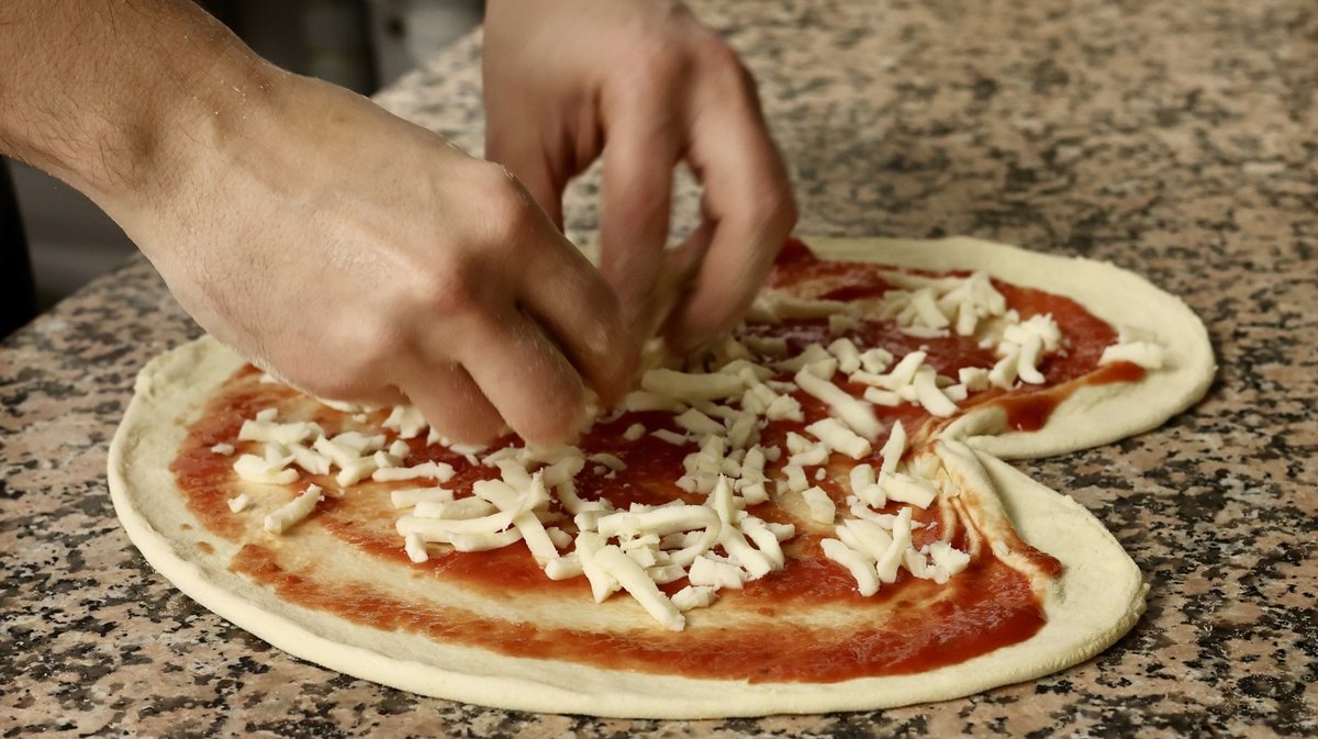 La pizza coeur de La Piazzetta