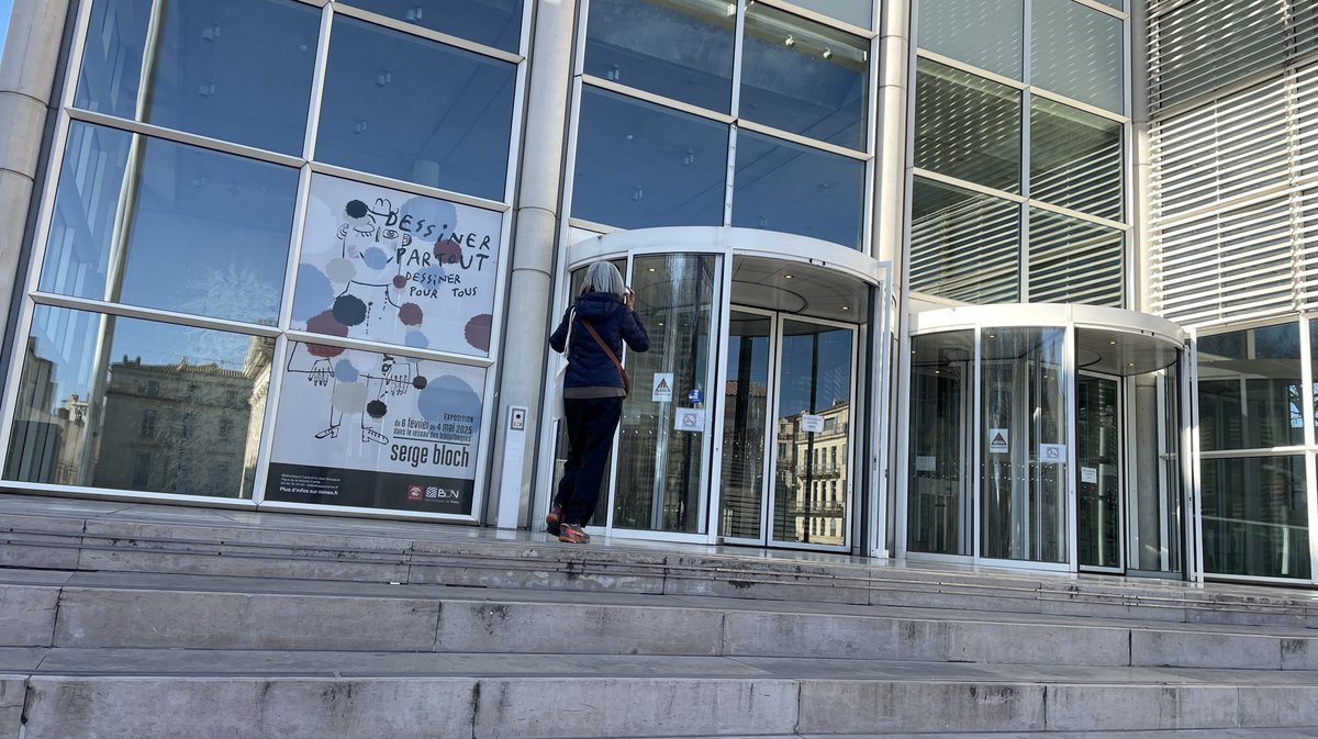 Serge Bloch à Carré d'Art (Photo Anthony Maurin)