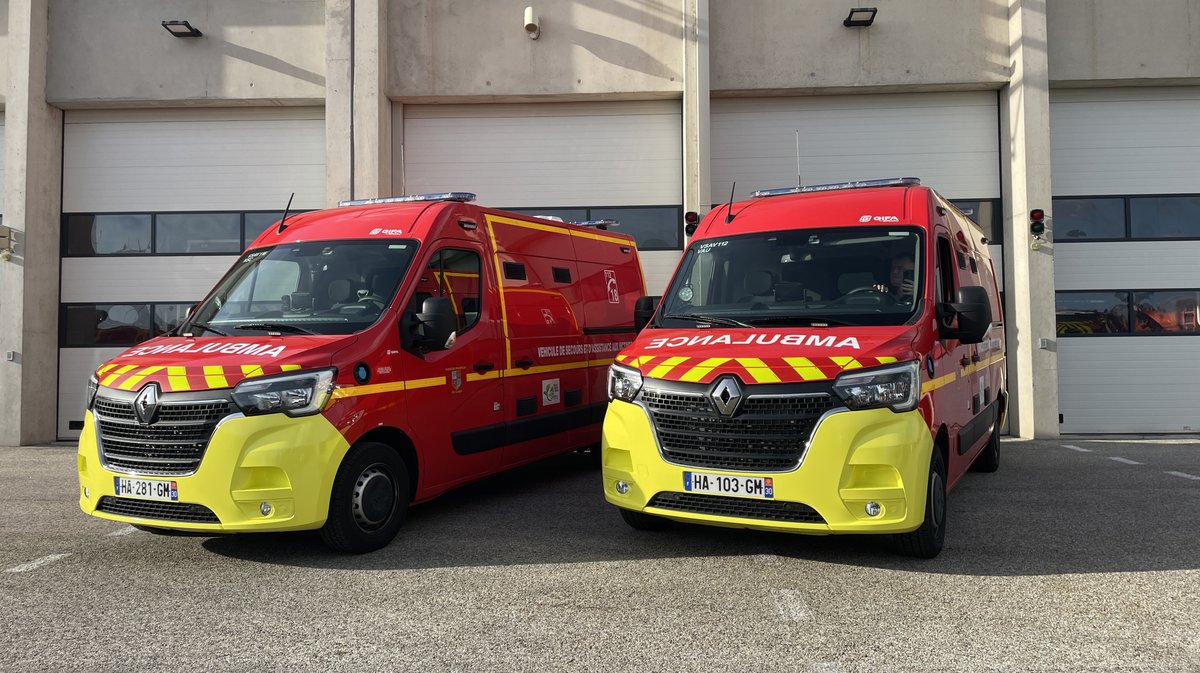 Sdis véhicules sapeurs-pompiers Gard (Photo Anthony Maurin)