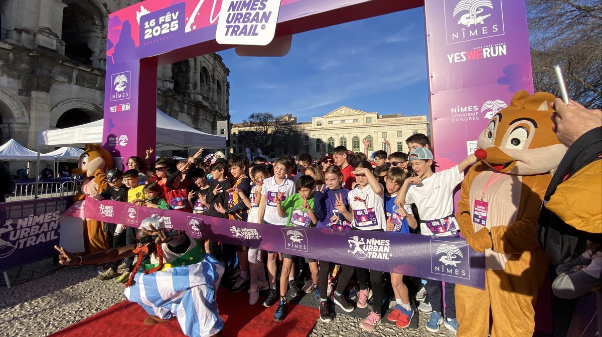 Le premier Mini Nîmes Urbain Trail