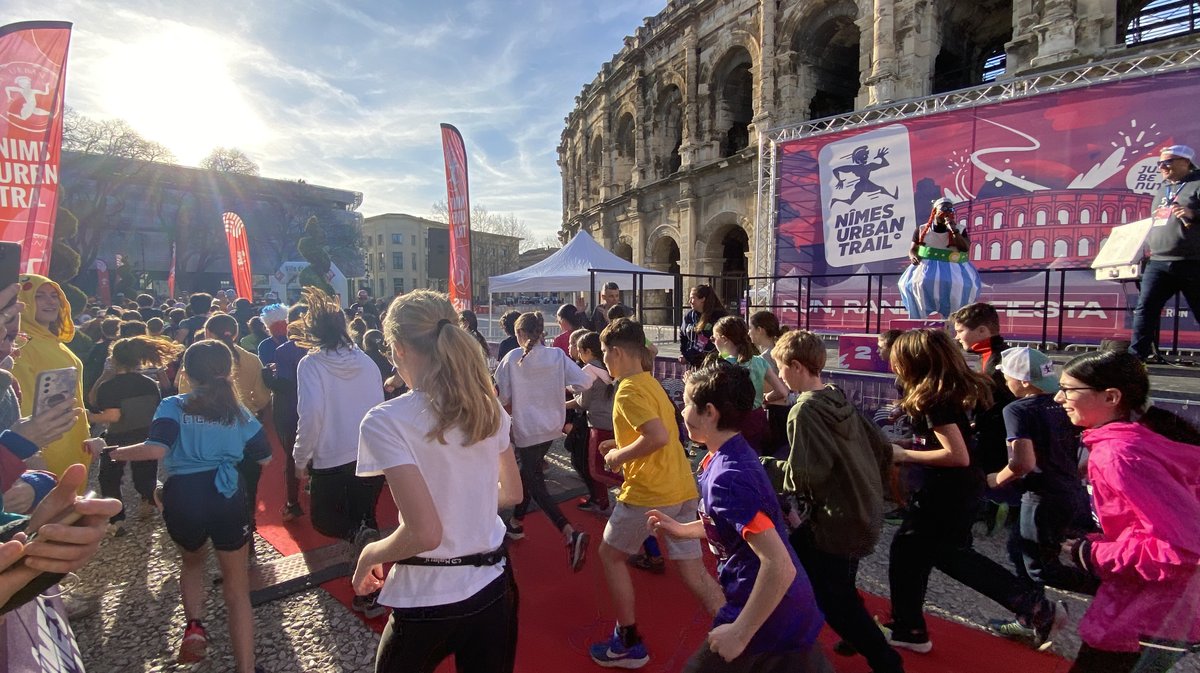 Le premier Mini Nîmes Urbain Trail