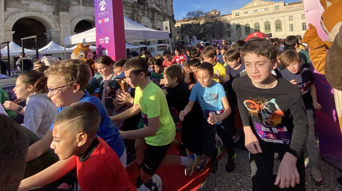 Le premier Mini Nîmes Urbain Trail