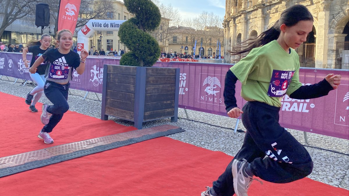 Le premier Mini Nîmes Urbain Trail