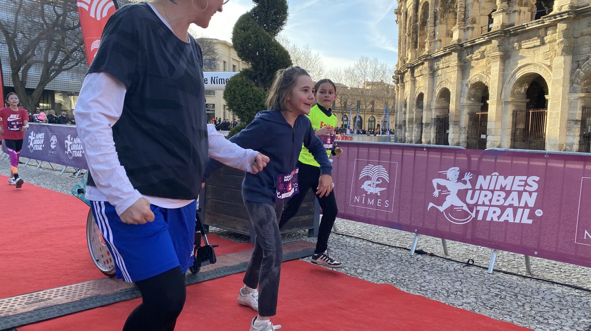 Le premier Mini Nîmes Urbain Trail : Liv et Marion