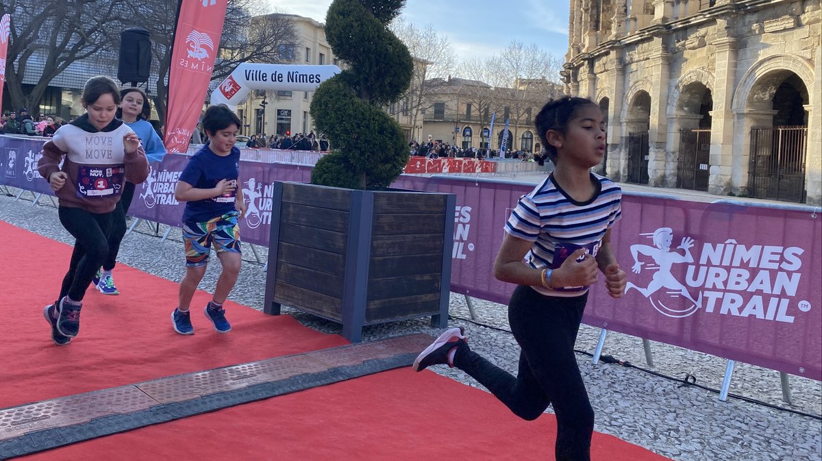 Le premier Mini Nîmes Urbain Trail