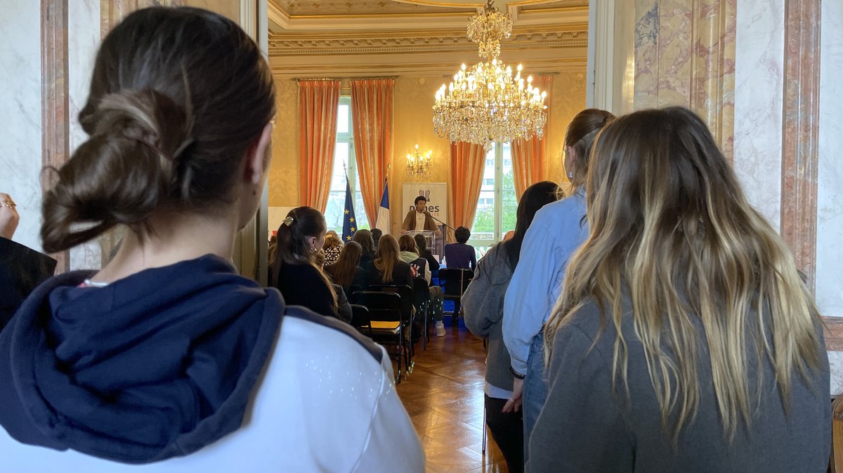 Le concours d'éloquence de l’AssoDroit et l’Université de Nîmes ici en Préfecture (Photo Anthony Maurin)