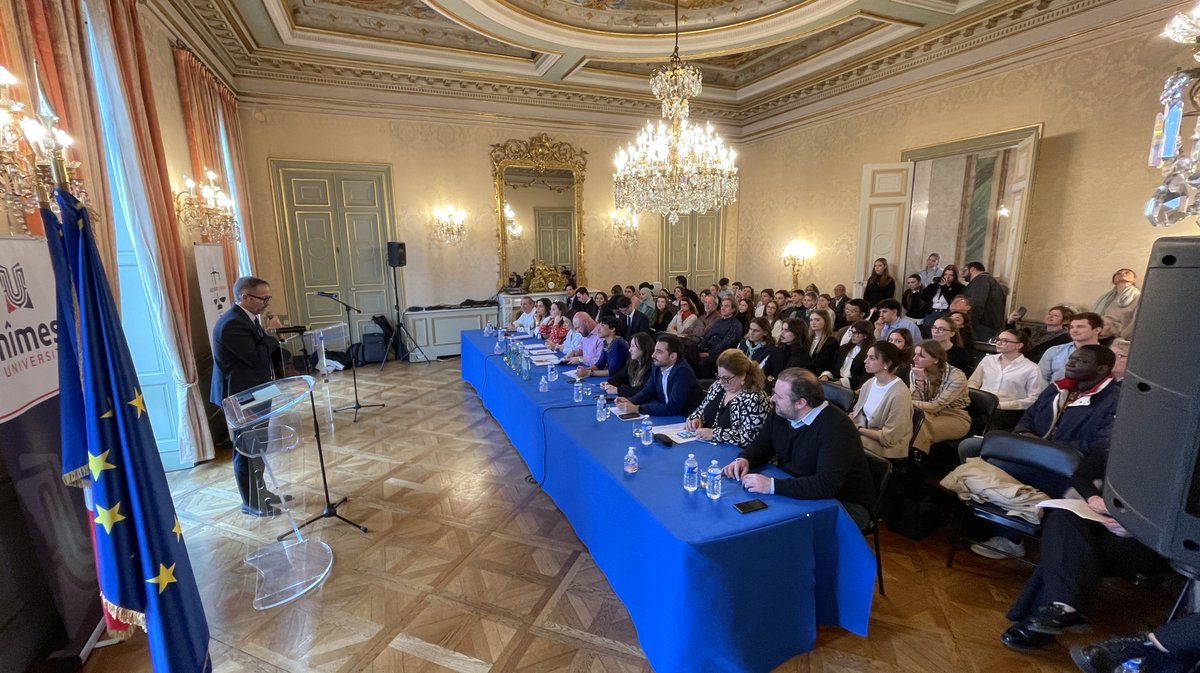 Le concours d'éloquence de l’AssoDroit et l’Université de Nîmes ici en Préfecture (Photo Anthony Maurin)